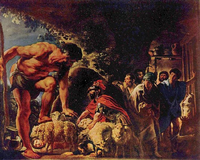 Jacob Jordaens Cave of Polyphemus oil painting image
